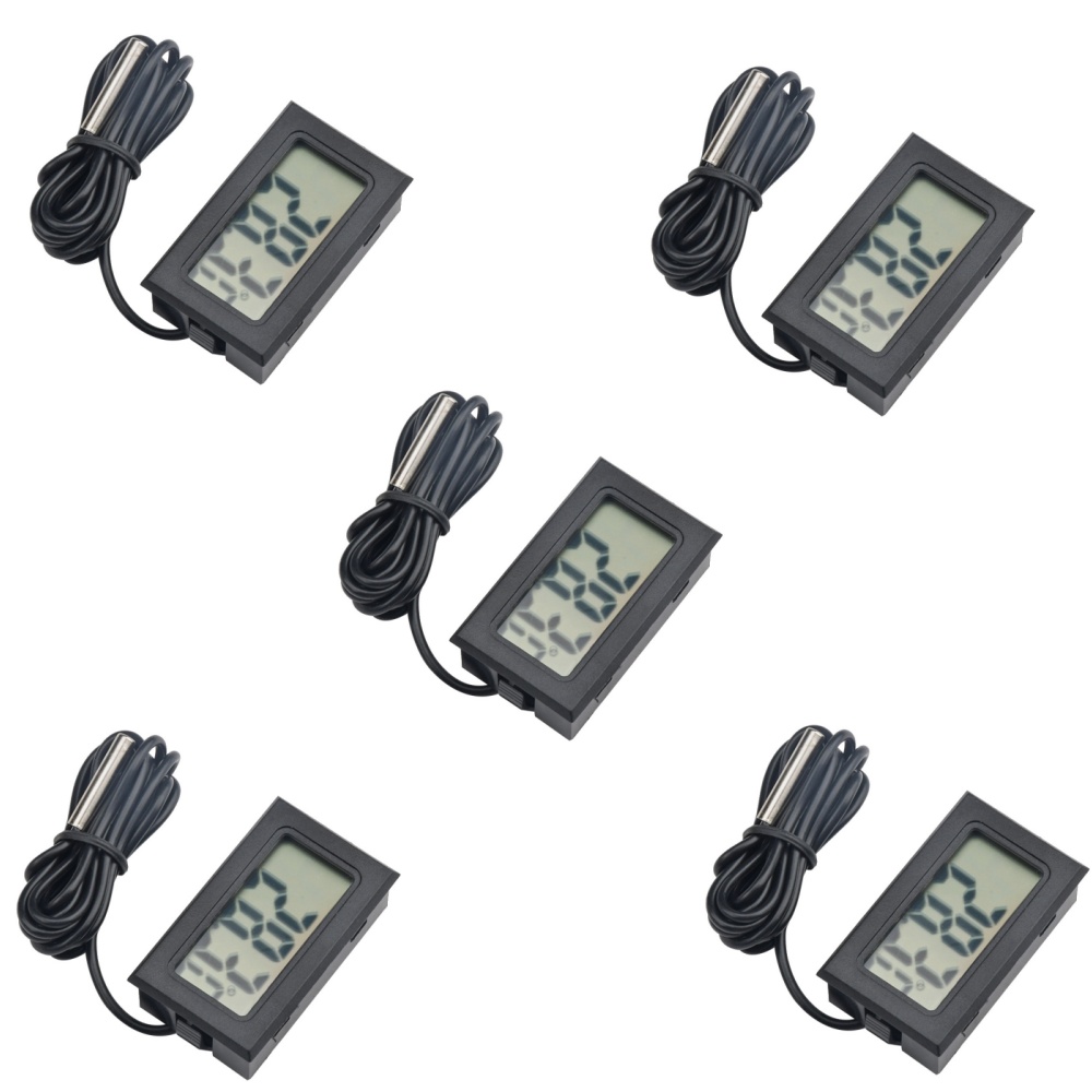 Battery Monitor Coulometer - Mini LCD ميزان الحرارة الرقمي FY-10