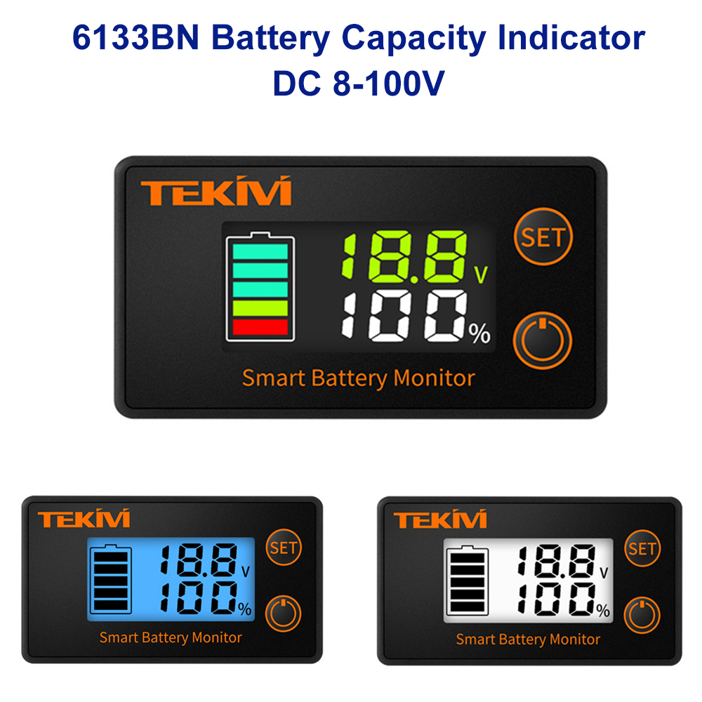 Battery Monitor Coulometer - مؤشر سعة البطارية 6133BN، مقياس طاقة