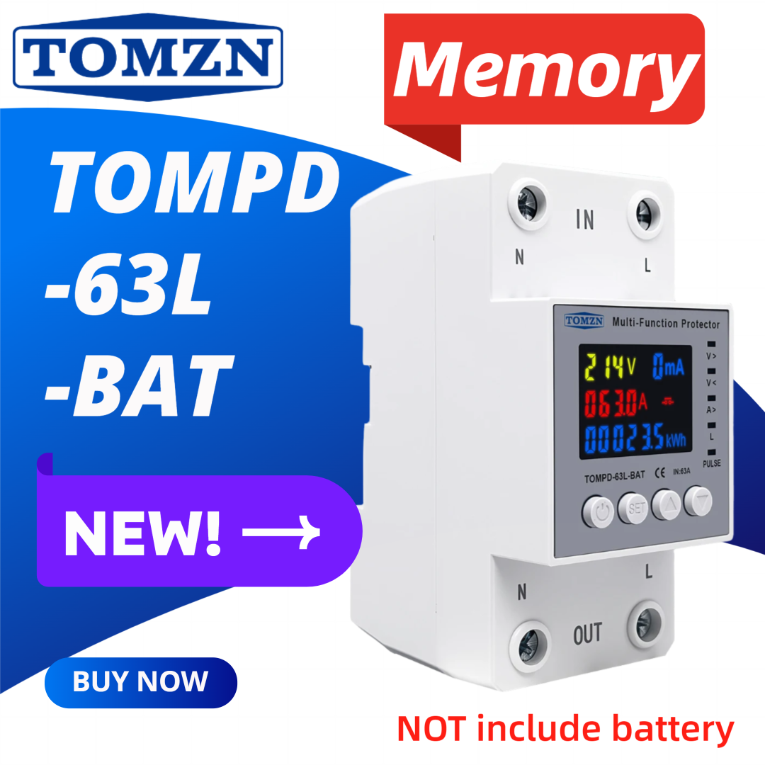 Battery Monitor Coulometer - TOMZN 63A جهاز حماية من الجهد