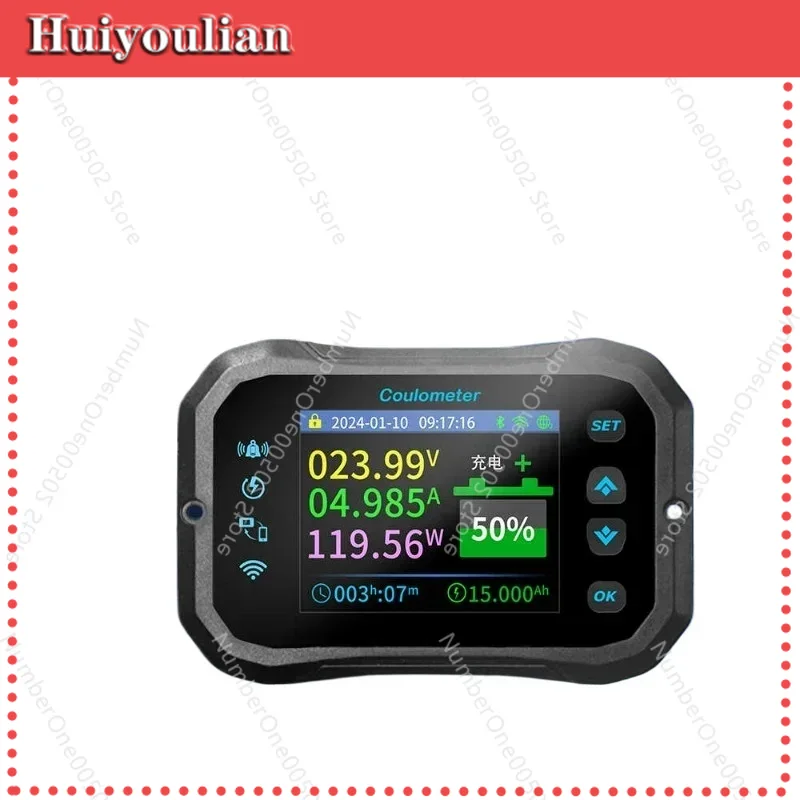 Battery Monitor Coulometer - سلسلة KM-F إصدار واي فاي، عدادات