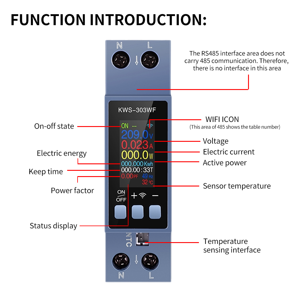 عداد طاقة KWS-303 ذكي بتقنية T - مراجعة Battery Monitor Coulometer وسعره