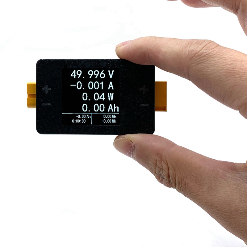 XT60 8-150 فولت السلطة متر تيا - مراجعة Battery Monitor Coulometer وسعره