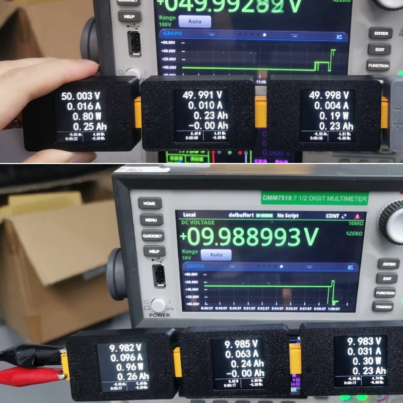 XT60 8-150 فولت السلطة متر تيا - مراجعة Battery Monitor Coulometer وسعره