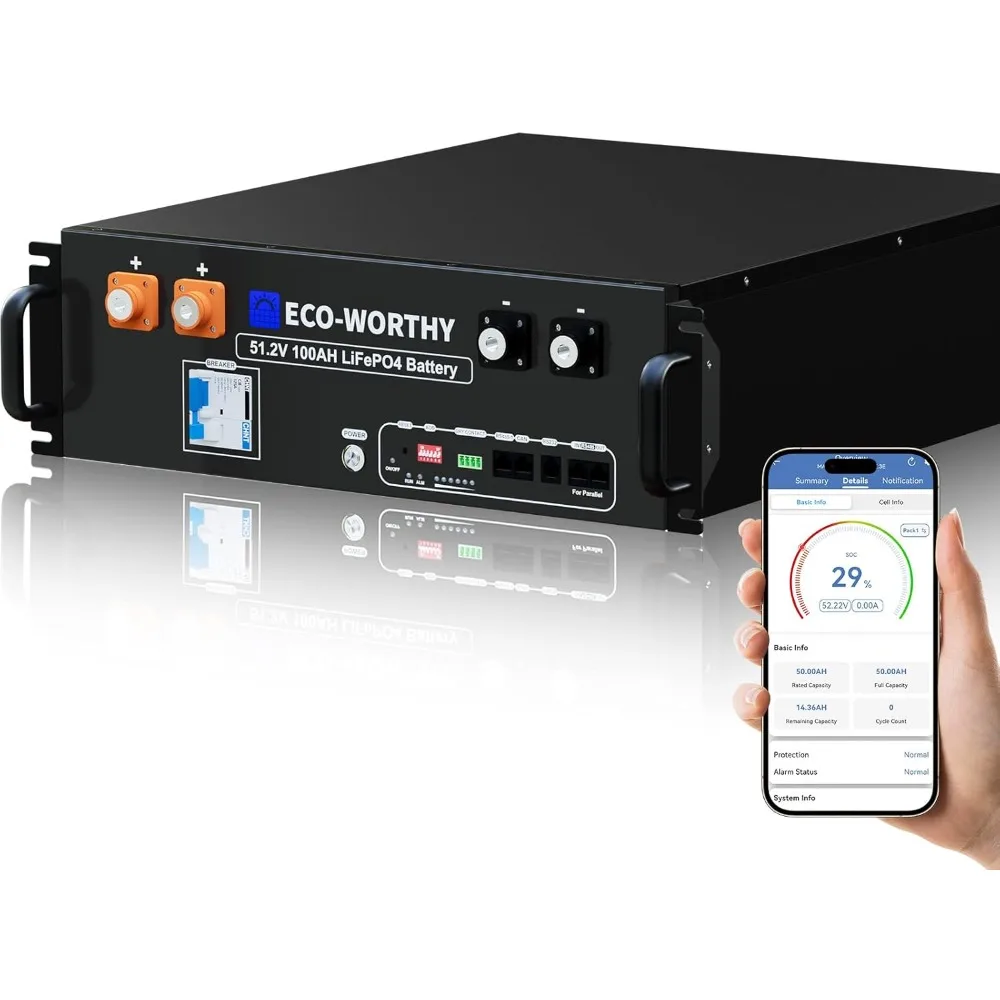 بطارية ليثيوم LiFePO4 48 فولت  - مراجعة Energy Storage Rack وسعره