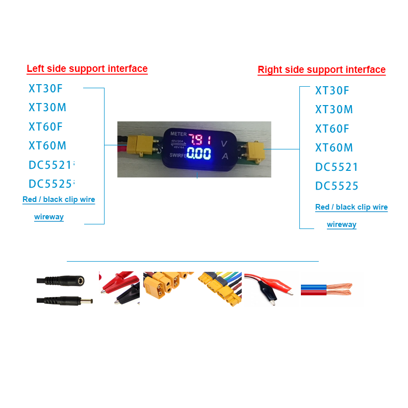 XT30 تيار مستمر ثنائي الاتجاه  - مراجعة Battery Monitor Coulometer وسعره