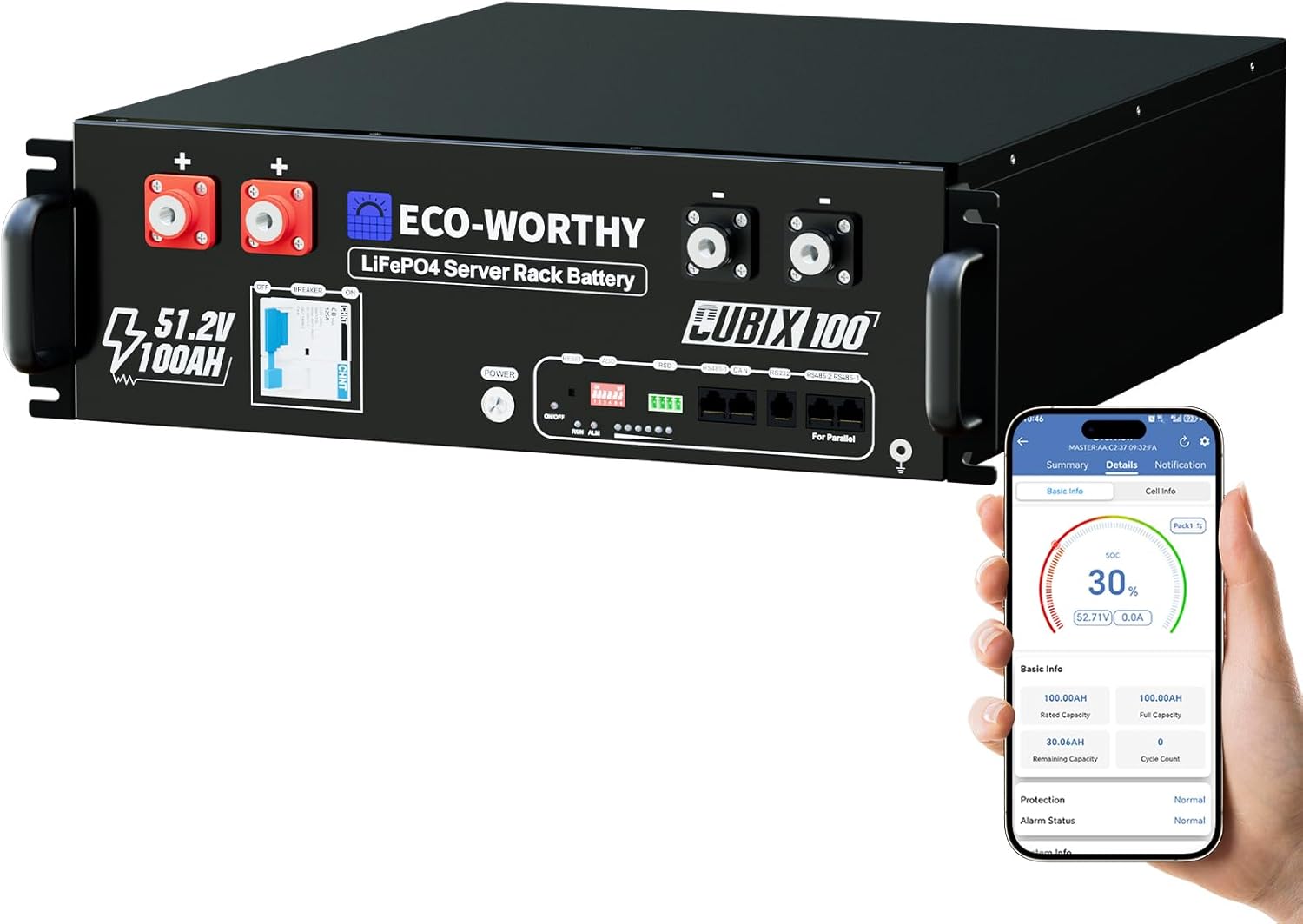 بطارية ليثيوم فوسفات الحديد 10 - مراجعة Energy Storage Rack وسعره