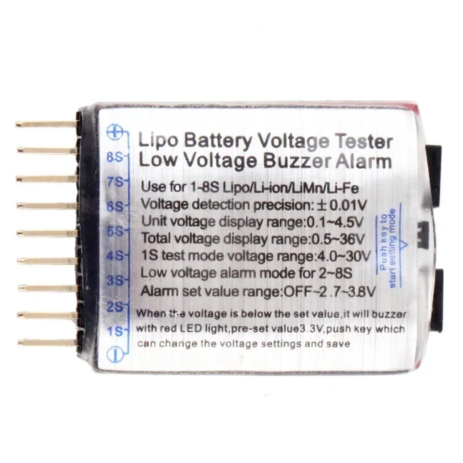 1/2/5 قطعة RC الجهد عرض البطار - مراجعة Battery Monitor Coulometer وسعره